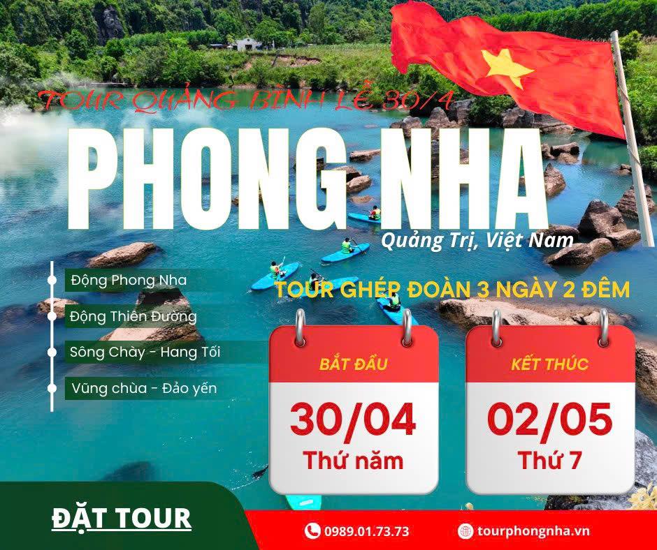 Lễ hội vì hòa bình 2026 tại Quảng Trị đặt tour phong nha